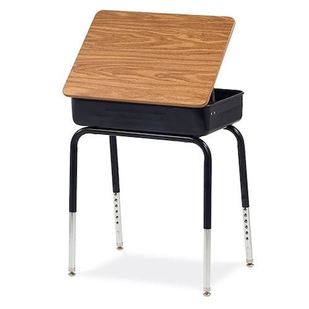 Virco 23-31 in. H, Metal Frame / Particle Board Top 18 in. W X 751MBB